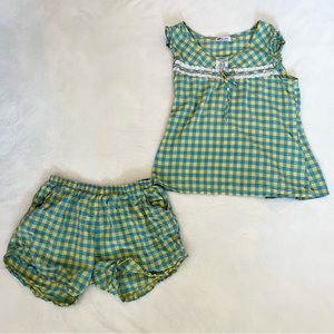 VTG Matching Gingham Set with Bloomers